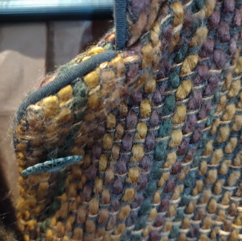Rusty colored interwoven blazer - Picture 4 of 4